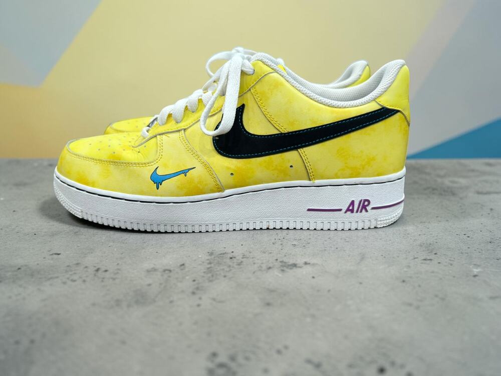 Nike Air Force 1 '07 LV8 Peace Love Basketball DC1416-700 Men's 10 Used